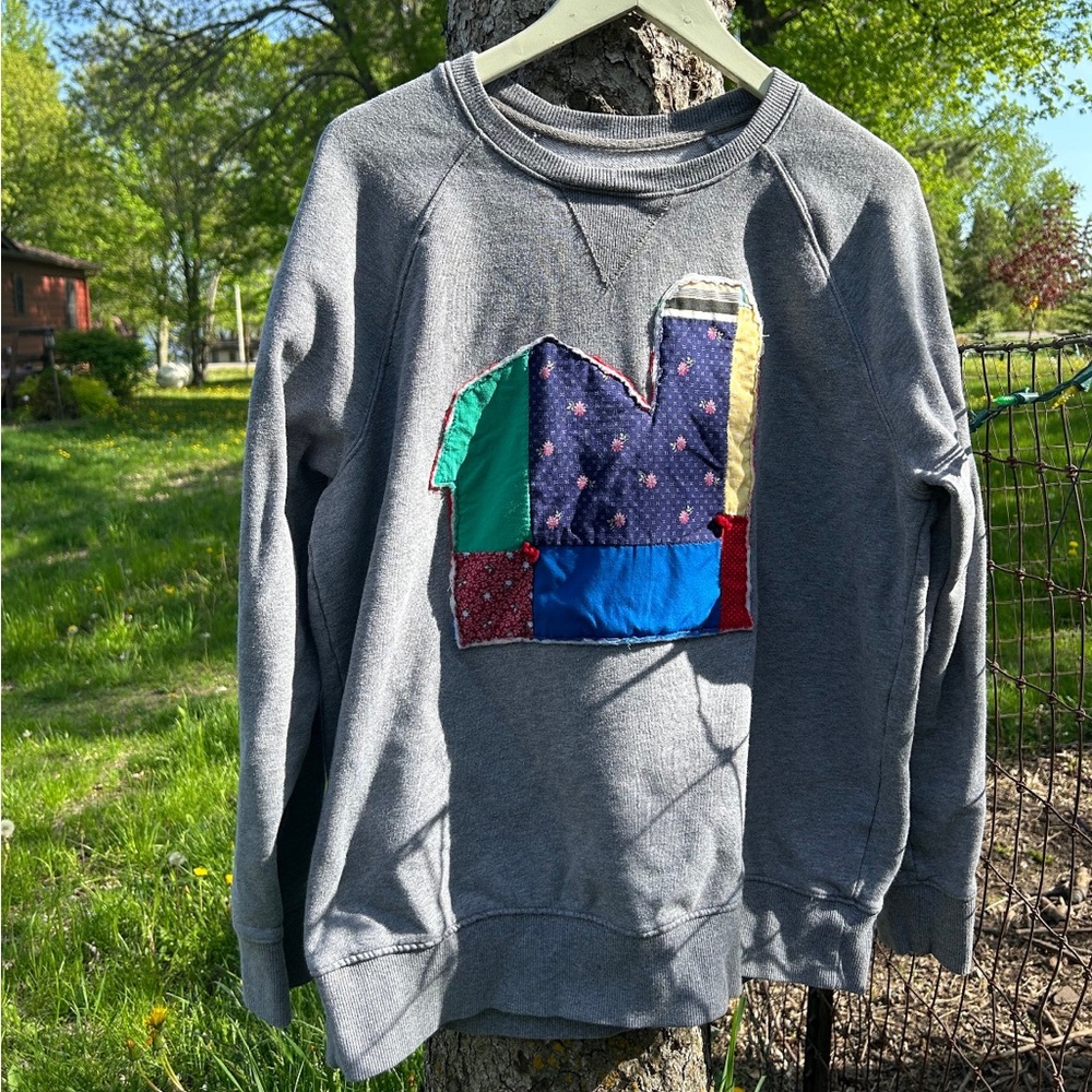 Barn Quilt Block Crewneck